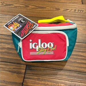 Igloo Watermelon Fanny Pack Cooler Bag 3 Can NWT